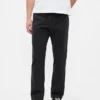 Tung twill-kaki med avslappet, rett passform
