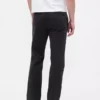 Tung twill-kaki med avslappet, rett passform