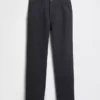Tung twill-kaki med avslappet, rett passform