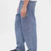 Tunge, baggy jeans i chambray