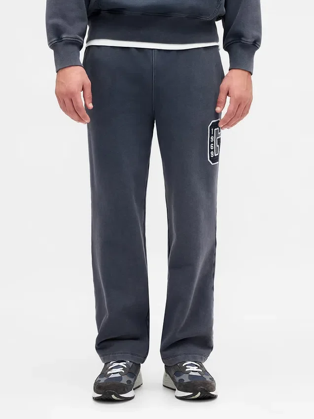 Tunge joggebukser med logo i avslappet passform for voksne