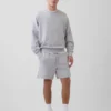 Tunge joggeshorts i fransk frotté for voksne