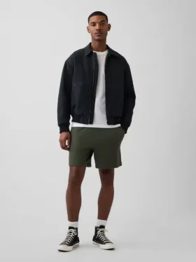 Tunge joggeshorts i fransk frotté for voksne