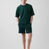 Tunge joggeshorts i fransk frotté for voksne