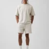Tunge joggeshorts i fransk frotté for voksne