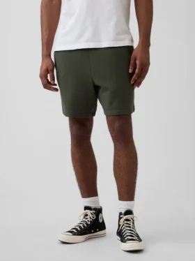 Tunge joggeshorts i fransk frotté for voksne