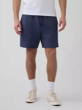 Tunge joggeshorts i fransk frotté for voksne