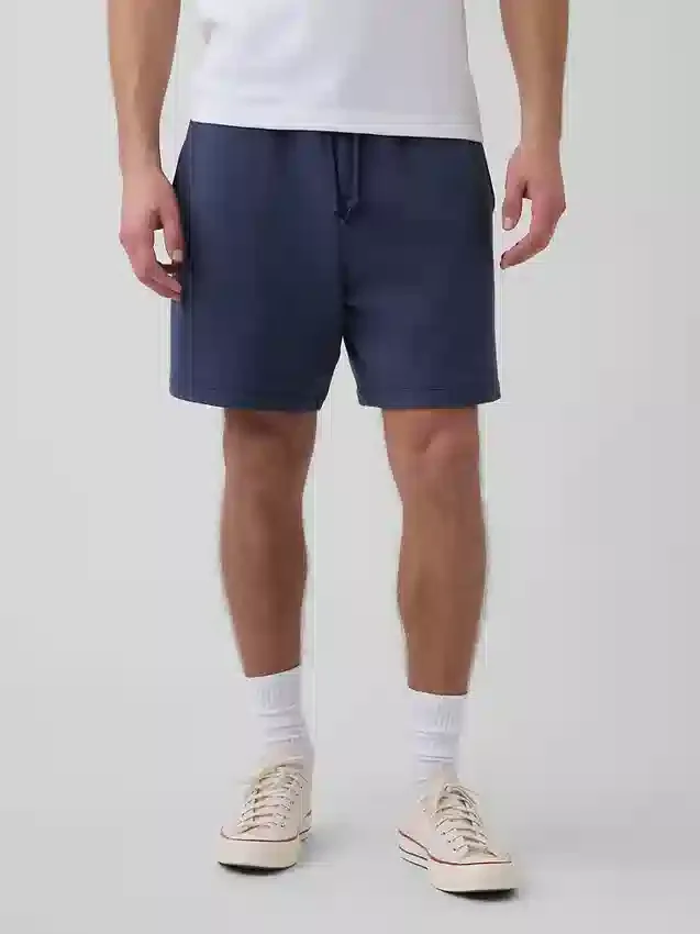 Tunge joggeshorts i fransk frotté for voksne