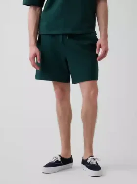 Tunge joggeshorts i fransk frotté for voksne