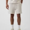Tunge joggeshorts i fransk frotté for voksne