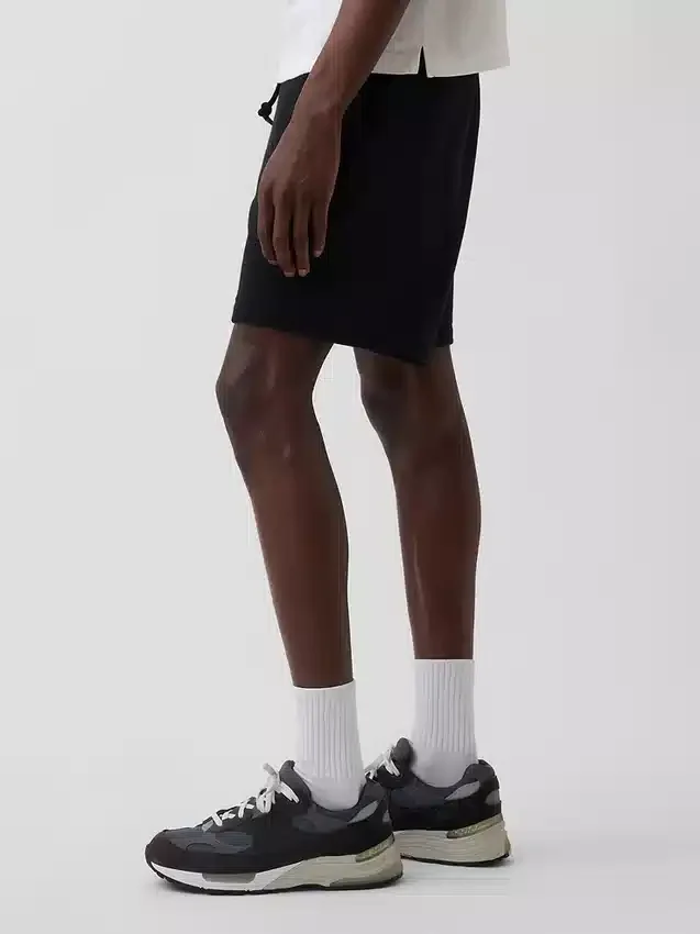 Tunge joggeshorts i fransk frotté for voksne