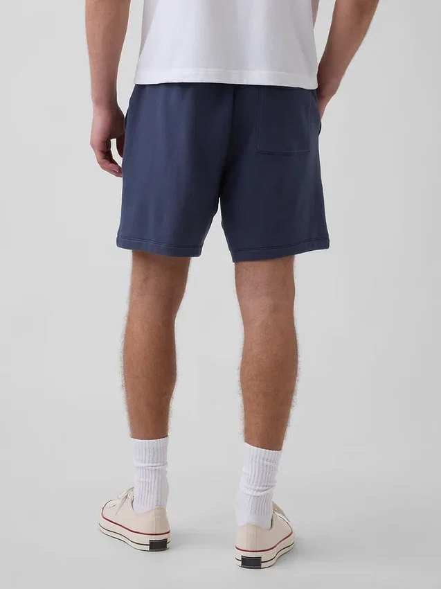 Tunge joggeshorts i fransk frotté for voksne