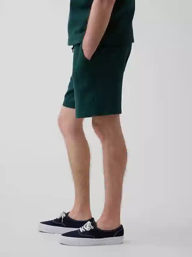 Tunge joggeshorts i fransk frotté for voksne