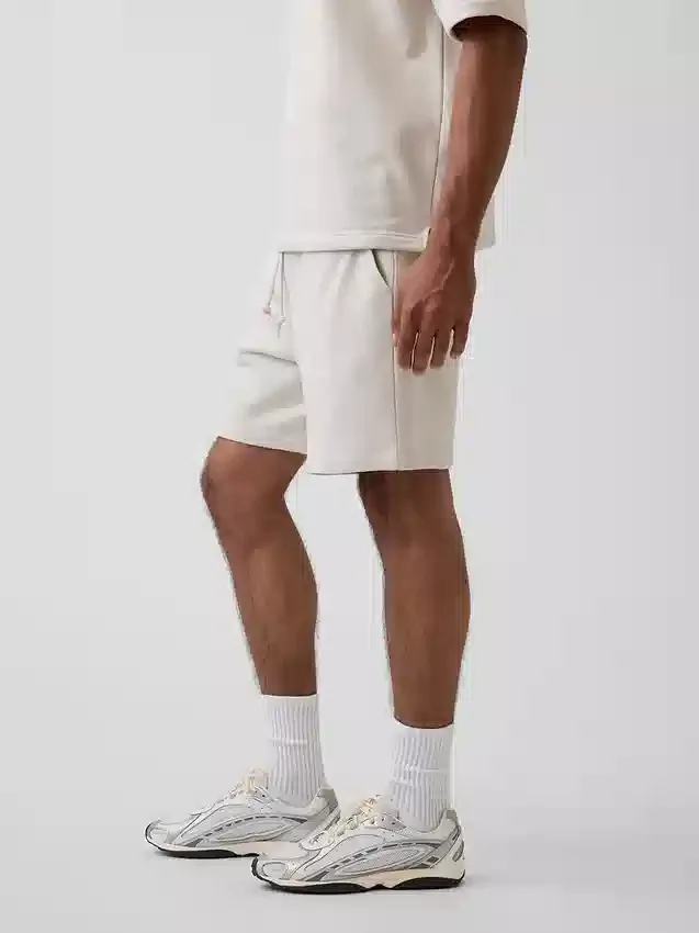 Tunge joggeshorts i fransk frotté for voksne