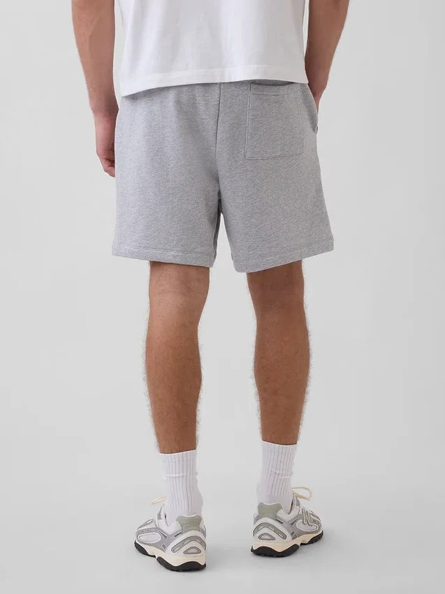Tunge joggeshorts i fransk frotté for voksne