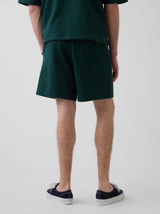 Tunge joggeshorts i fransk frotté for voksne