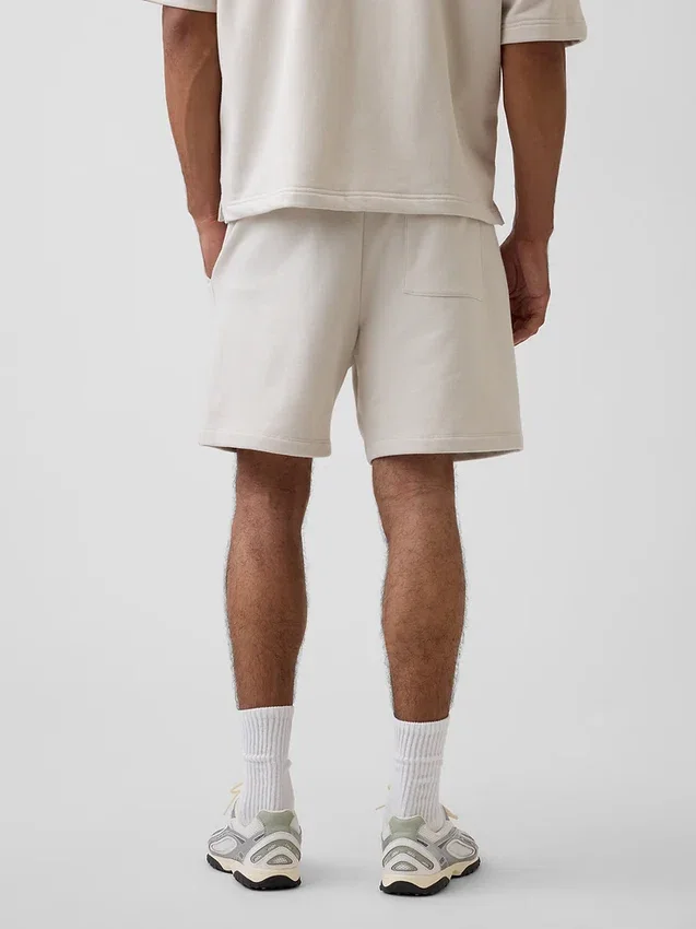 Tunge joggeshorts i fransk frotté for voksne