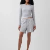 Tunge joggeshorts i fransk frotté for voksne