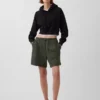 Tunge joggeshorts i fransk frotté for voksne