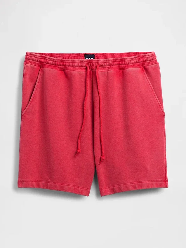 Tunge joggeshorts i fransk frotté for voksne