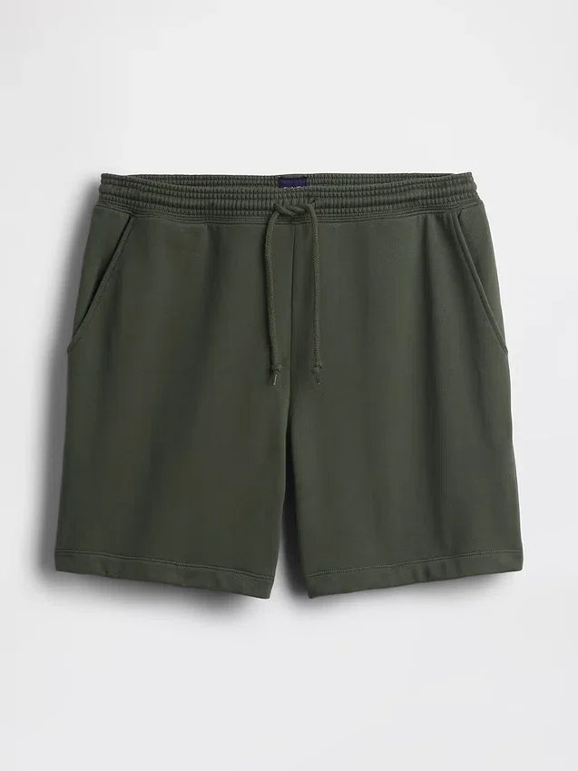 Tunge joggeshorts i fransk frotté for voksne