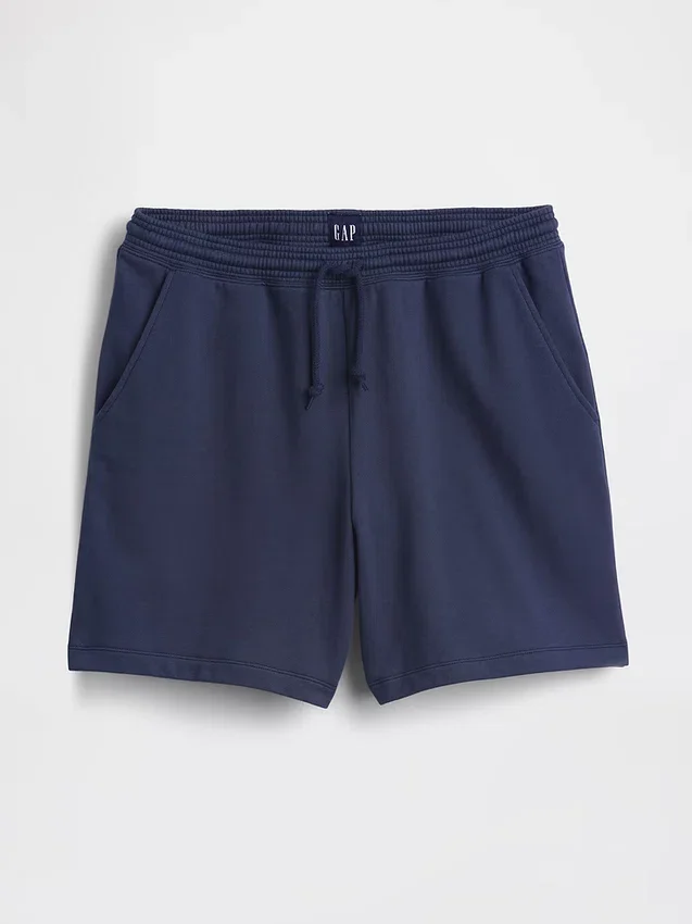 Tunge joggeshorts i fransk frotté for voksne