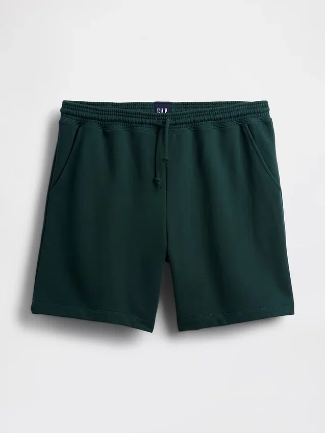Tunge joggeshorts i fransk frotté for voksne
