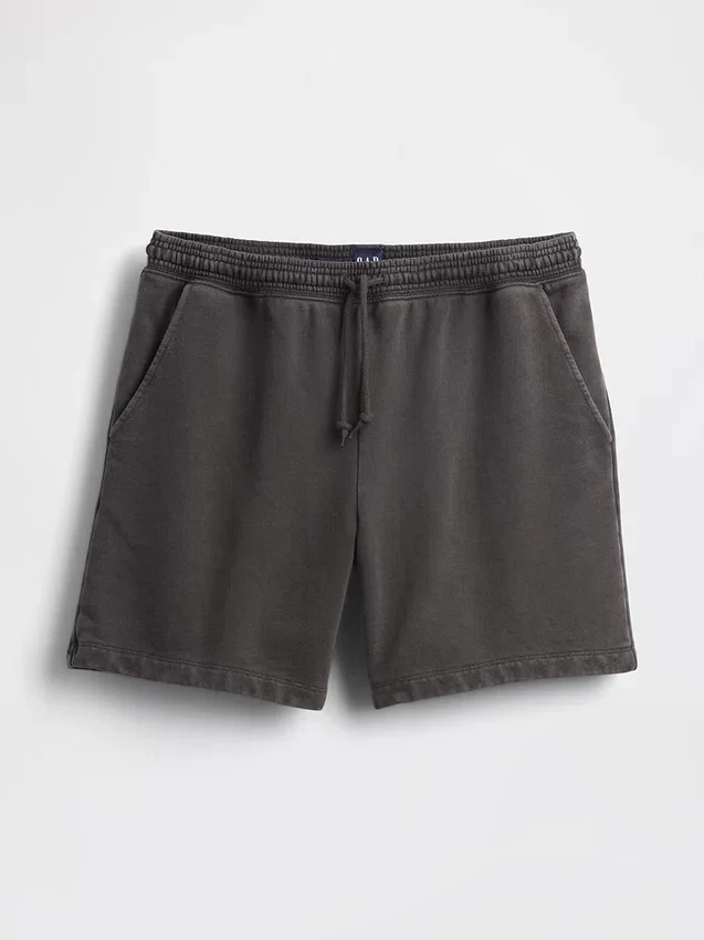 Tunge joggeshorts i fransk frotté for voksne