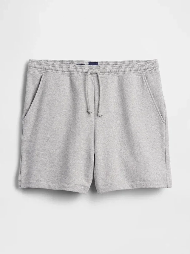 Tunge joggeshorts i fransk frotté for voksne