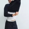 Tunge joggeshorts i fransk frotté for voksne