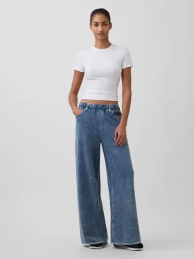 Tunge, løstsittende joggebukser i Jeans-stil
