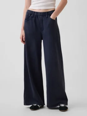 Tunge, løstsittende joggebukser i Jeans-stil