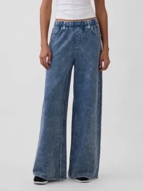 Tunge, løstsittende joggebukser i Jeans-stil