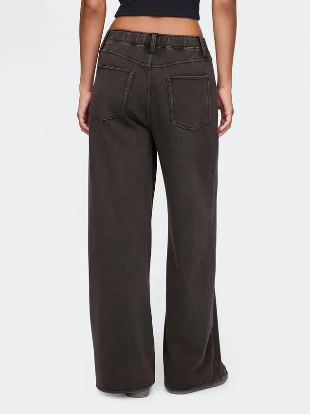 Tunge, løstsittende joggebukser i Jeans-stil