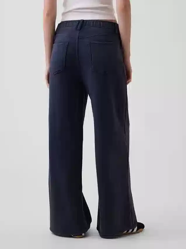 Tunge, løstsittende joggebukser i Jeans-stil