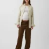 Twill-bukser for gravide med undermage-design