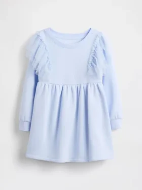 Tyll-sweatshirtkjole for Baby og Småbarn