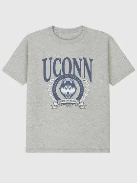 UConn Laurel Crest-grafisk T-skjorte