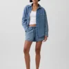 Ultramyk denimskjorte i oversized-modell