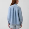 Ultramyk denimskjorte i oversized-modell
