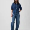 Ultramyk denimskjorte med lommer