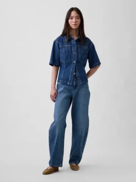 Ultramyk denimskjorte med lommer