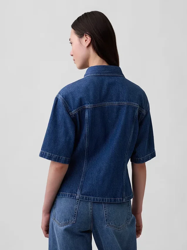 Ultramyk denimskjorte med lommer