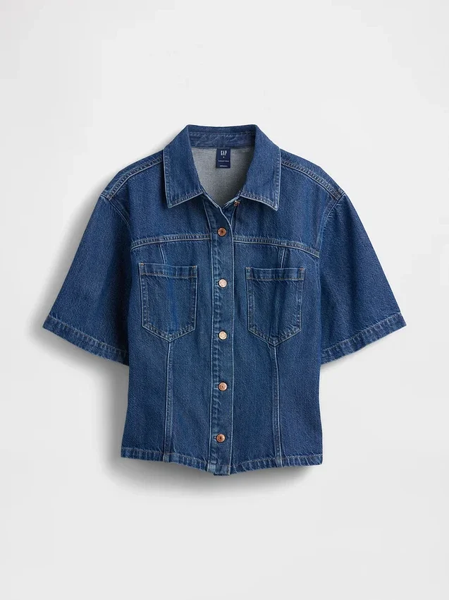 Ultramyk denimskjorte med lommer