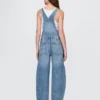 Ultramyke denim-overalls i hestesko-modell