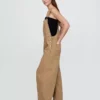 Ultramyke denim-overalls i hestesko-modell