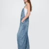 Ultramyke denim-overalls i hestesko-modell