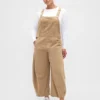 Ultramyke denim-overalls i hestesko-modell