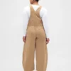 Ultramyke denim-overalls i hestesko-modell