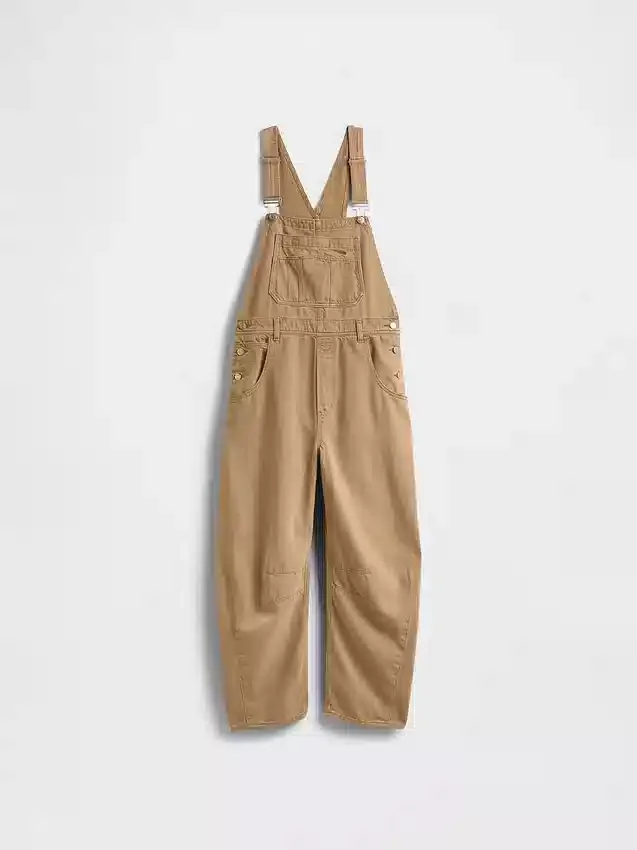 Ultramyke denim-overalls i hestesko-modell